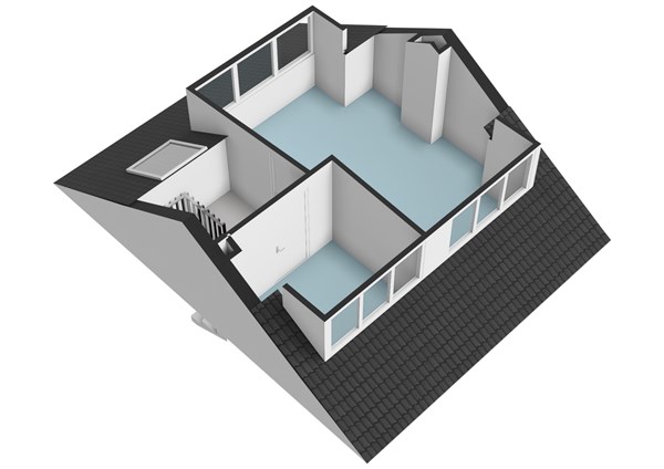 Plattegrond - Zingerskamp 23, 1251 PJ Laren Nh - Zingerskamp 23 - Laren - Tweede verdieping - Alternatief- 3D  _5 .jpg